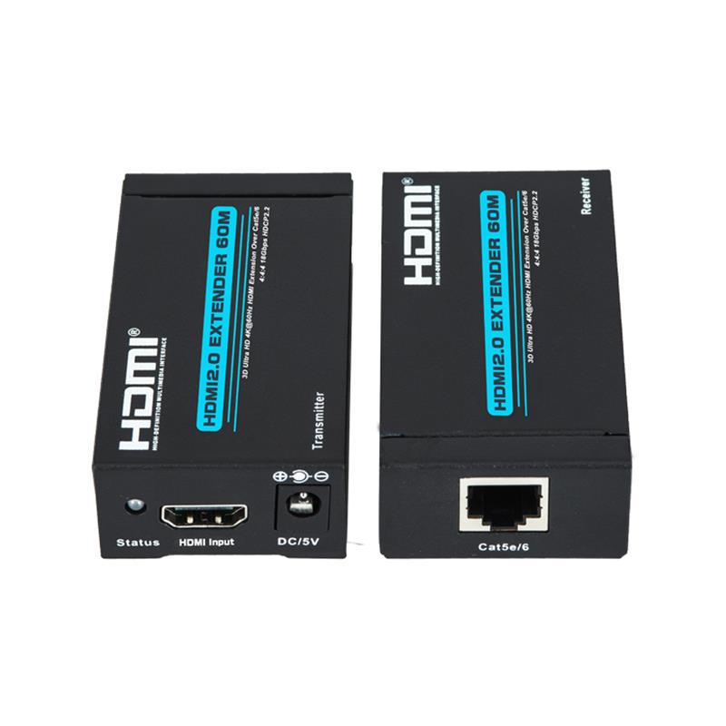 New Product V 2.0  HDMI extender 60m over single cat5e/6 support Ultra HD 4Kx2K@60Hz HDCP2.2