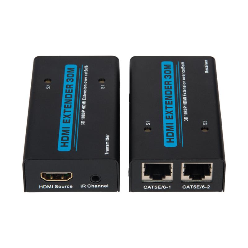 V1.3 HDMI Extender 30m over Dual cat5e/6 cable Support Full HD 1080P