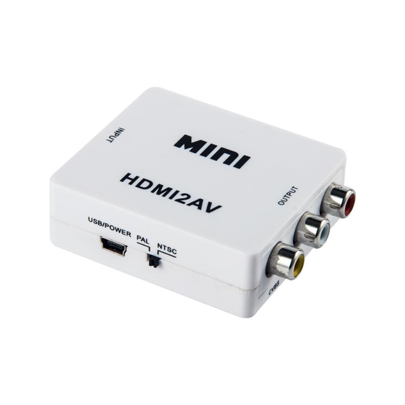 Mini Size HDMI to AV/RCA converter 1080P