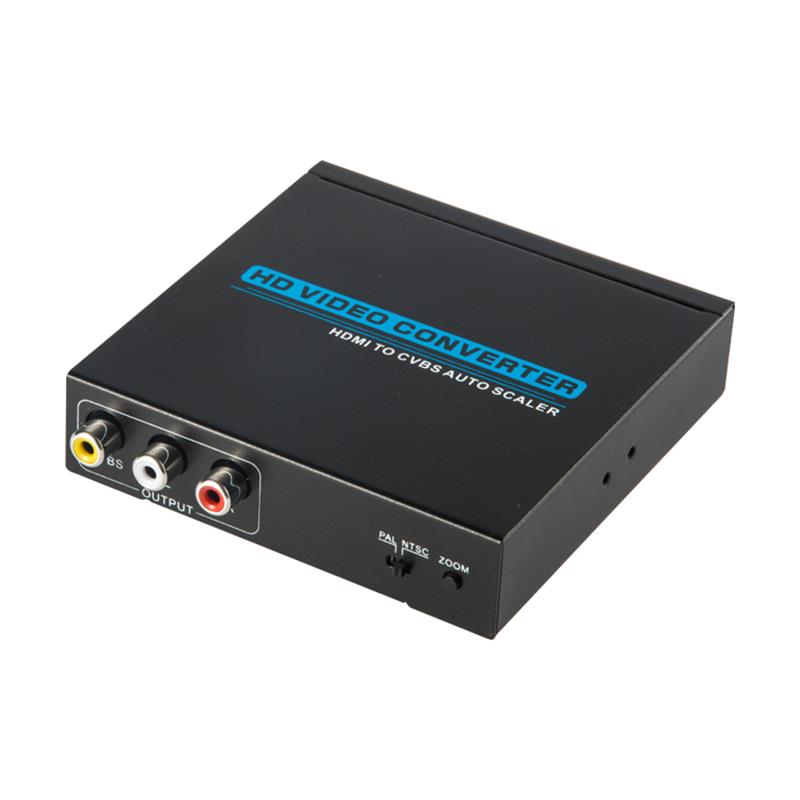 High Quality HDMI to AV/CVBS converter Auto Scaler 1080P