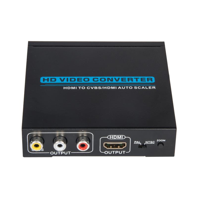 HDMI TO CVBS/AV+HDMI CONVERTER Auto Scaler 1080P