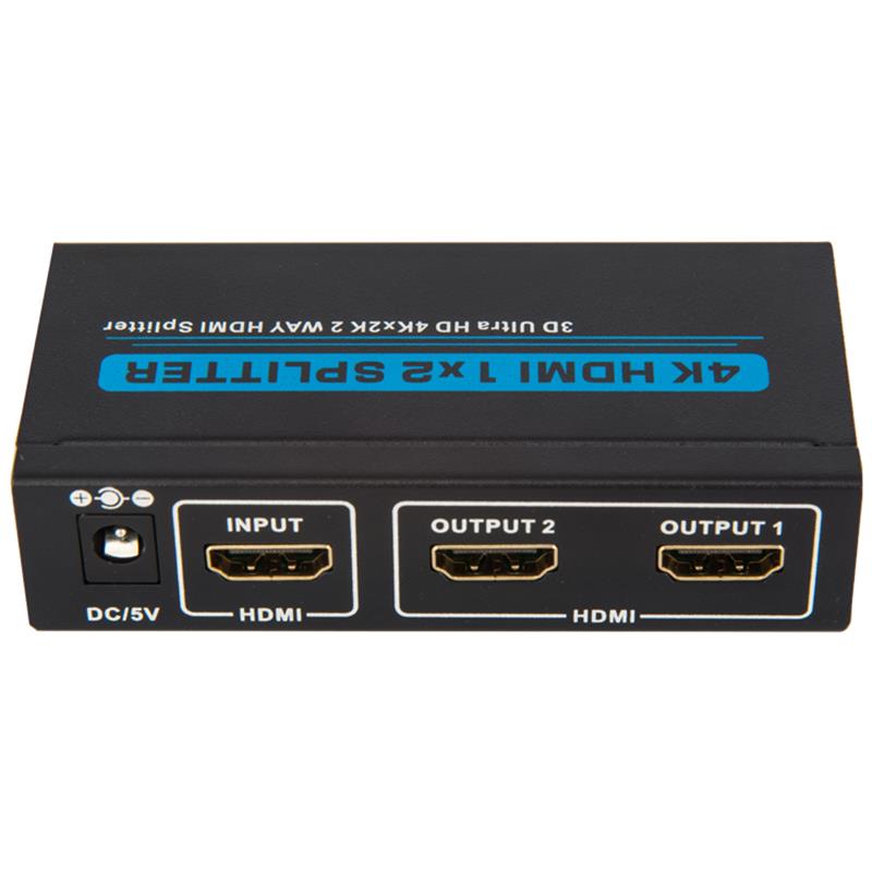 V1.4 2 Ports HDMI 1x2 Splitter 3D Ultra HD 4Kx2K/30Hz