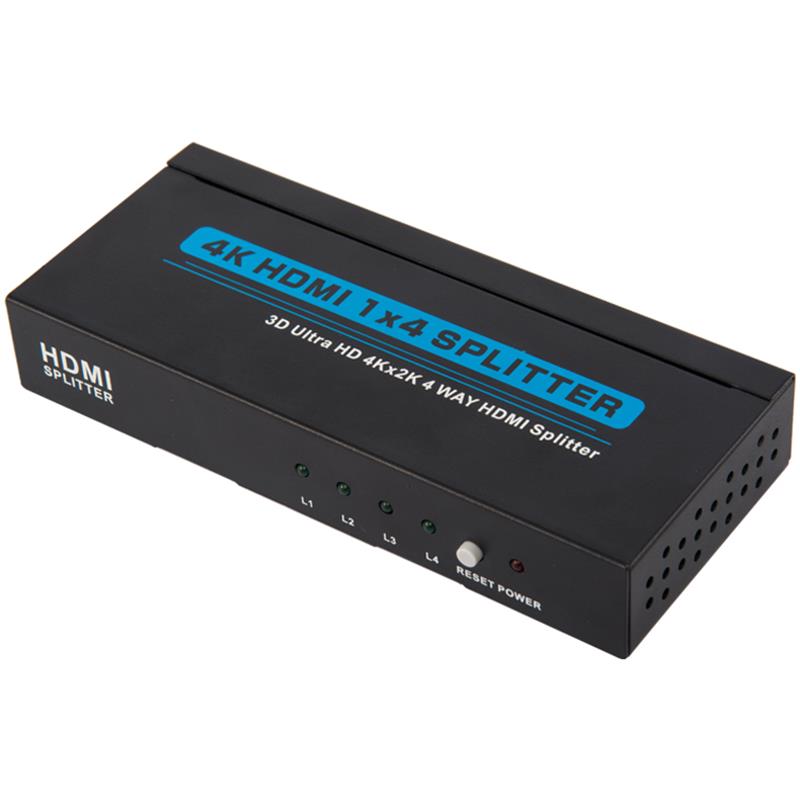 4K 4 Ports HDMI 1x4 Splitter Support 3D Ultra HD 4Kx2K/30Hz