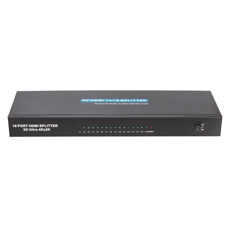 4K 16 Ports HDMI 1x16 Splitter Support 3D Ultra HD 4Kx2K/30Hz