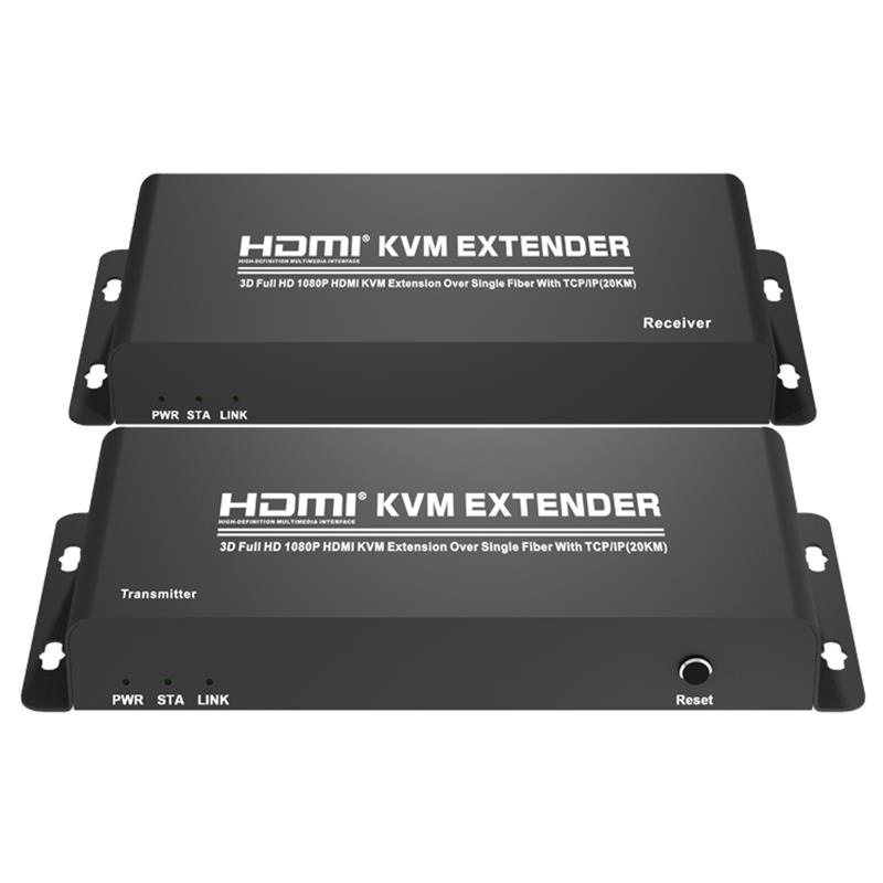 HDMI KVM Extender Over Single Fiber With TCP/IP(20KM) Support Full HD 1080P