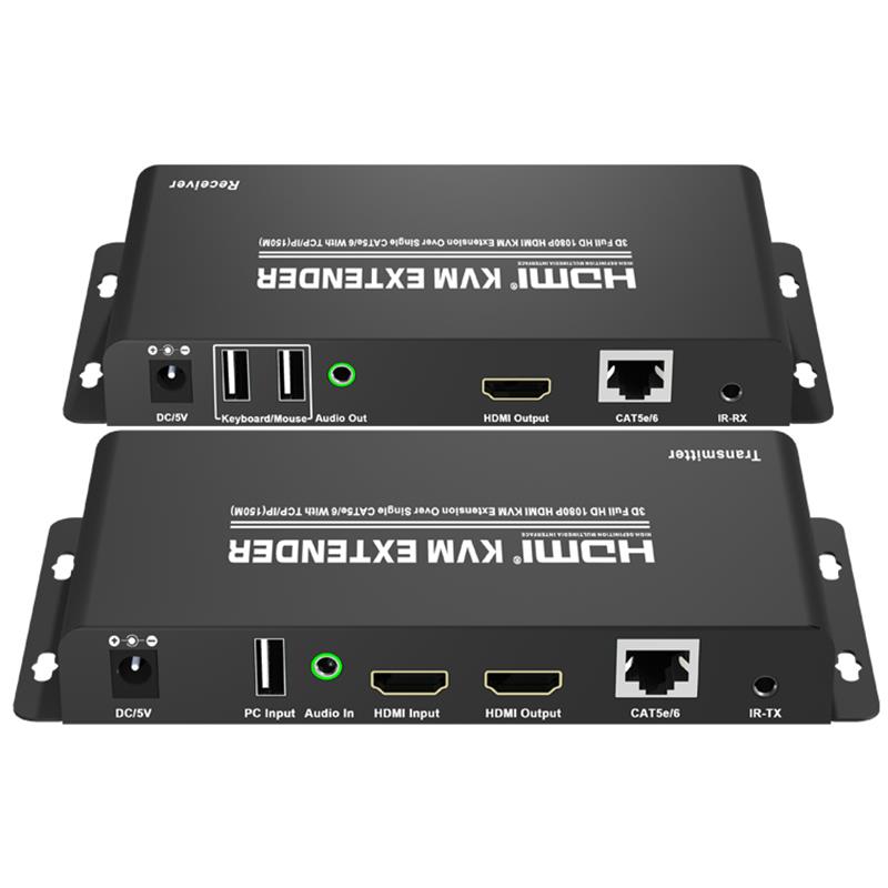 HDMI KVM Extender 150m Over Single CAT5e/6 With TCP/IP Support Full HD 1080P