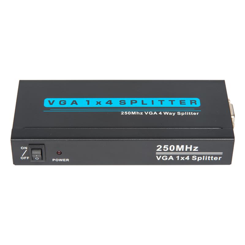 250MHz 8 Way VGA 1x8 Splitter Support 1080P