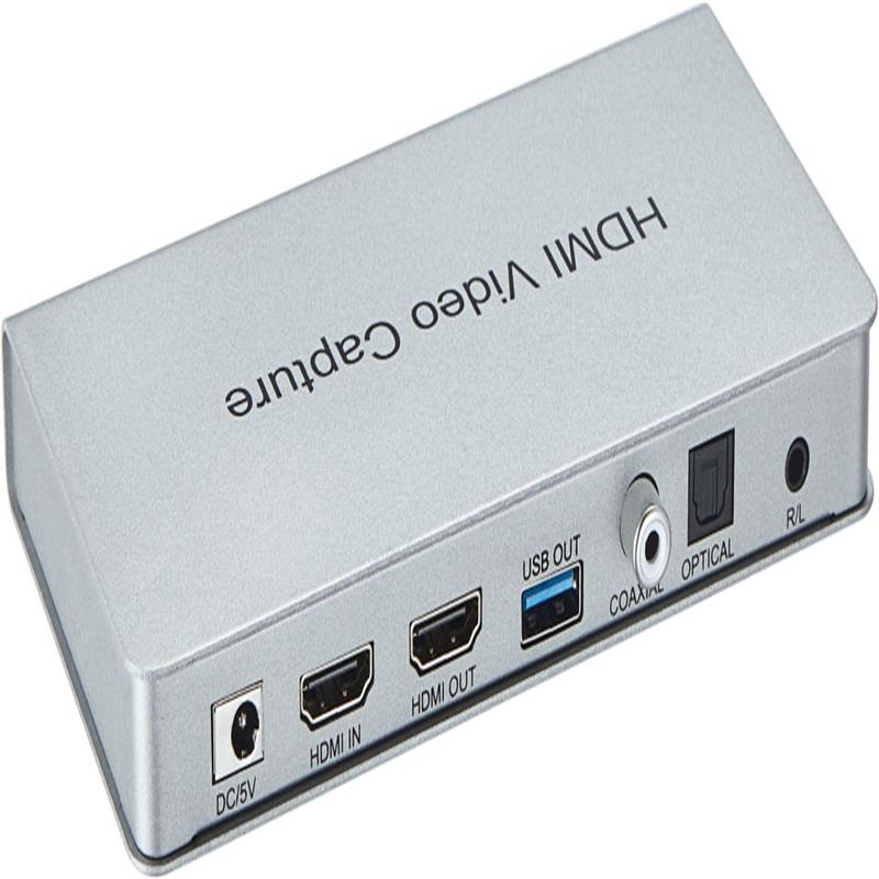 USB 3.0 HDMI Video Capture with HDMI Loopout,Coaxial,Optical Audio